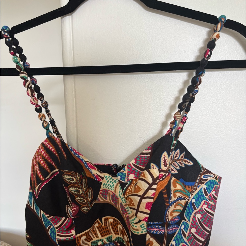 FARM Rio Leaf Patterned Mini Dress - Picture 3 of 6